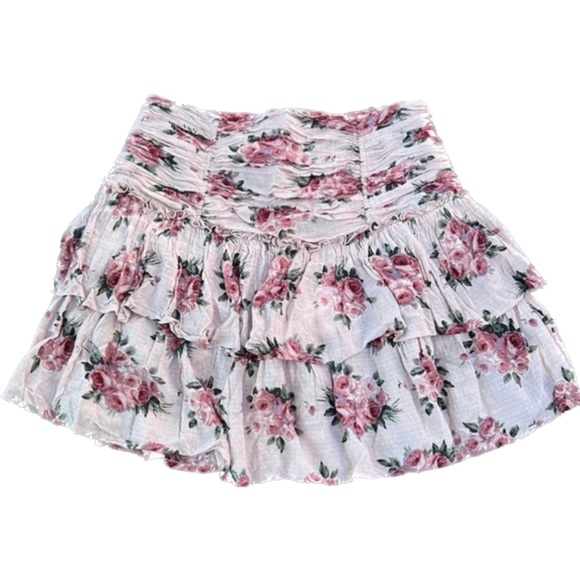 🎯NWOT Auguste The Label Roselle Dylan Mini Skirt Blush Size 6 - Picture 4 of 11